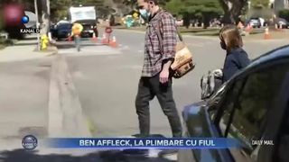 Ben Affleck, la plimbare cu fiul