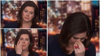 O prezentatoare a unui post internațional a izbucnit în plâns în direct. Jurnalista intervieva un ucrainean care şi-a pierdut familia în război