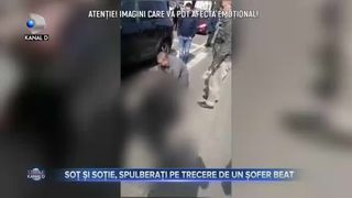 Soț și soție, spulberați pe trecere de un șofer beat
