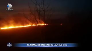 Alarmă de incendiu lângă Dej