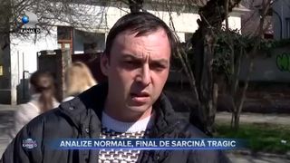Analize normale, final de sarcină tragic