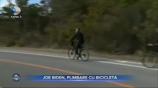 Joe Biden, plimbare cu bicicleta
