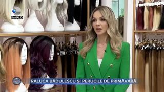 Raluca Bădulescu și perucile de primăvară