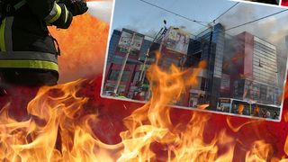 Incendiu în București. Acoperișul unui magazin din Calea 13 Septembrie a luat foc/Pompierii intervin, oamenii au fost evacuați