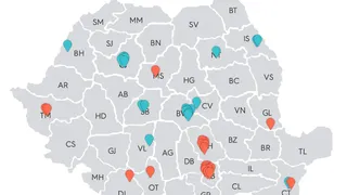 Calitatea aerului &icirc;n marile oraşe din Rom&acirc;nia: Harta online