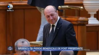 Băsescu își pierde beneficiile de fost președinte
