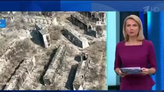 Televiziunea de stat din Rusia a difuzat imagini apocaliptice din Mariupol. Incredibil ce a putut să spună prezentatoarea