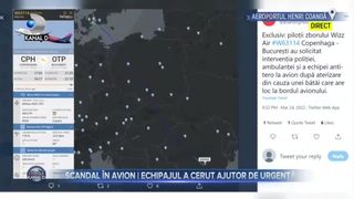 Scandal în avion. Echipajul a cerut ajutor de urgență