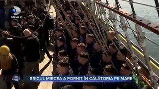 Bricul Mircea a pornit în călătoria pe mare