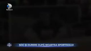 Soc si durere dupa moartea sportivului de la Dinamo