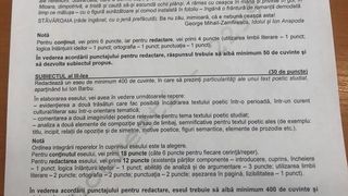 EDU.ro Barem simulare BAC 2022 Rom&acirc;nă