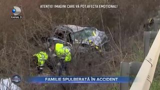 Familie spulberată în accident