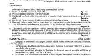 Subiecte simulare BAC 2022 Istorie: &Icirc;ntrebarea care &icirc;i pune &icirc;n &icirc;ncurcătură pe elevi