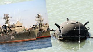 VIDEO - O mină de război a fost descoperită în Marea Neagră. Imagini de la Capul Midia