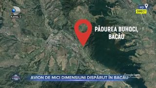 Avion de mici dimensiuni dispărut în Bacău