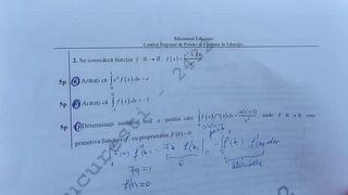 Subiecte Matematică simulare BAC 2022