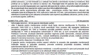 barem simulare istorie