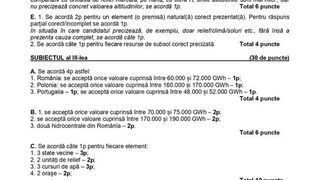 Subiecte Geografie simulare BAC 2022. Toate rezolvările corecte pentru proba la alegere a profilului