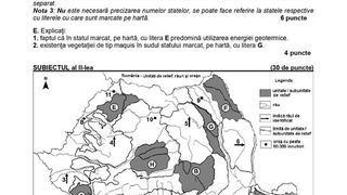 Subiecte Geografie simulare BAC 2022. Toate rezolvările corecte pentru proba la alegere a profilului