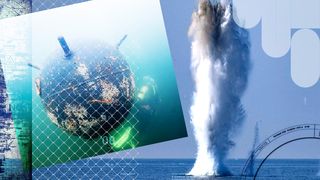 VIDEO | Mina marină descoperită la 70 de kilometri de Capu Midia a fost neutralizată