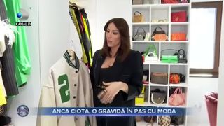 Anca Ciota, o gravidă în pas cu moda