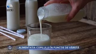 Alimentația copilului &icirc;n funcție de v&acirc;rstă