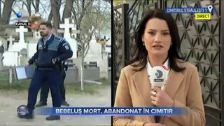 Bebeluș mort, abandonat în cimitir