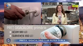 Prețul gigacaloriei s-ar putea dubla