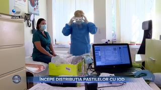Încep distribuția pastilelor cu iod