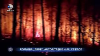 Rom&acirc;nia &bdquo;arde&rdquo;, autoritățile n-au ce face