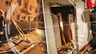 VIDEO&FOTO | Explozie urmată de incendiu într-un apartament din Târgoviște