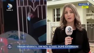 Traian Băsescu, din nou acasă, după externare