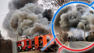 VIDEO&FOTO | În ce direcție se deplasează norul de fum toxic care a rezultat în urma incendiului de la Glina. Anunțul ANM