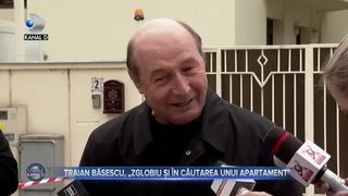Traian Băsescu, ”zglobiu și în căutarea unui apartament”