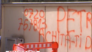  Gardul vilei de protocol în care Traian Băsescu locuiește afost vandalizat 