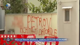 Vila lui Traian Băsescu, vandalizată din răzbunare
