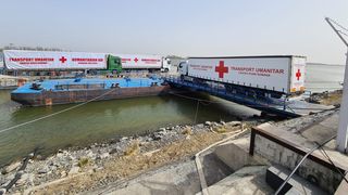 Crucea Roșie Română a trimis un nou convoi umanitar cu 272 de tone de ajutoare în Odessa - Ucraina