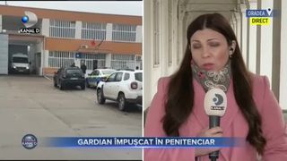 Gardian &icirc;mpușcat &icirc;n penitenciar