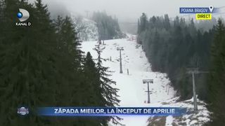Zăpada mieilor, la &icirc;nceput de aprilie