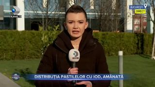 Distribuția pastilelor cu iod, amânată