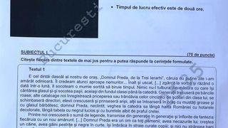 Edu.ro Subiecte simulare Evaluare Naţională 2022 Rom&acirc;nă: Ce au primit elevii de clasa a 8-a? Barem de corectare