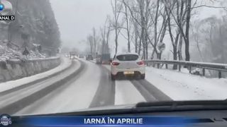 VIDEO -  Deși se apropie Paștele, în toată țara sunt temperaturi ca în miezul iernii. Vezi unde a nins în weekend