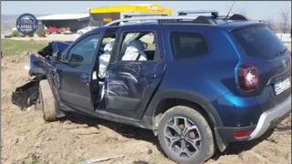 VIDEO | Mașină cu asistați social a Primăriei Vernești, implicată într-un grav accident rutier 