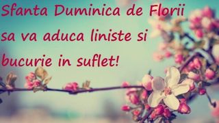 Mesaje de Florii 2022: Ce nume se sărbătoresc în Duminica Floriilor? 