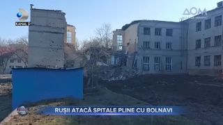 Rușii atacă spitale pline cu bolnavi