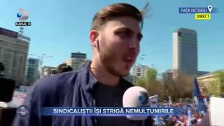 Sindicaliștii &icirc;și strigă nemulțumirile