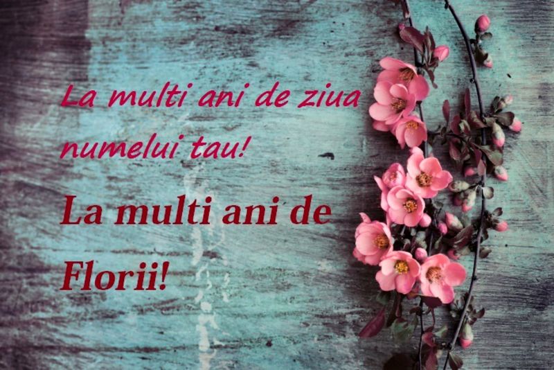 mesaje, urări, felicitări Florii 2022