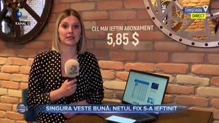 Singura veste bună - netul fix s-a ieftinit