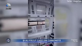 Și-au făcut casă din camionetă