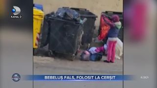 Bebeluș fals, folosit la cerșit